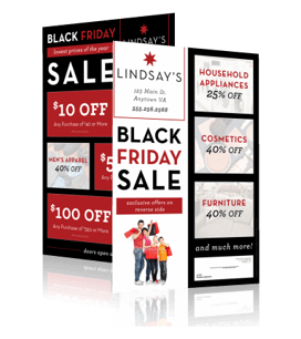 FREE Black Friday postcard templates