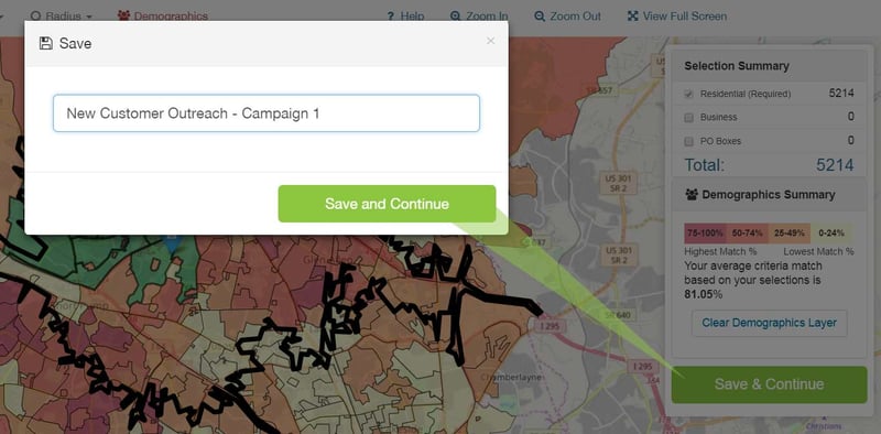 Save and name your map Save and name your map