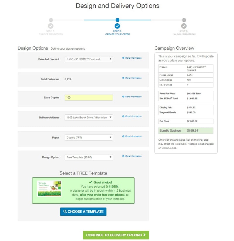 Select a design option Select a design option
