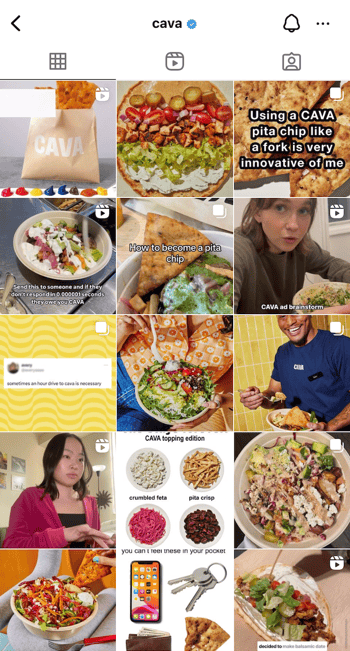 Cava's feed