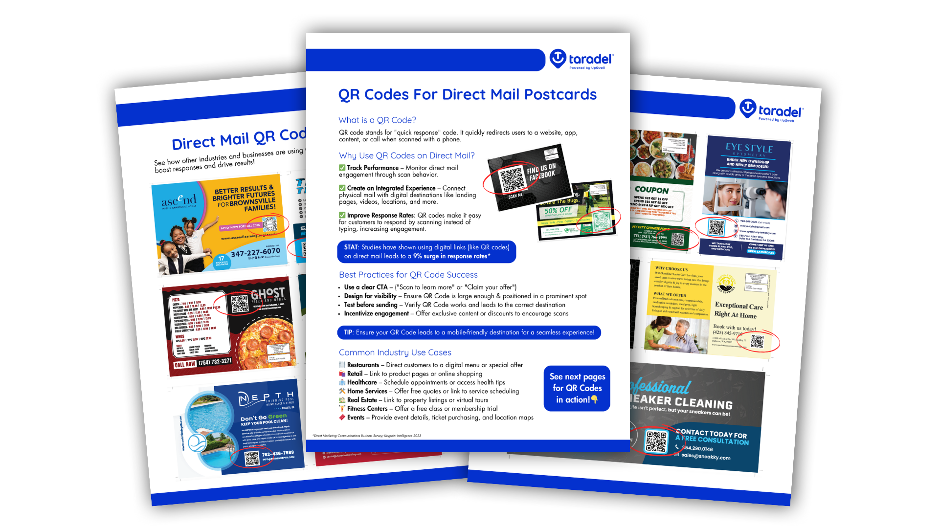  QR Codes For Direct Mail Postcards (FREE DOWNLOAD)