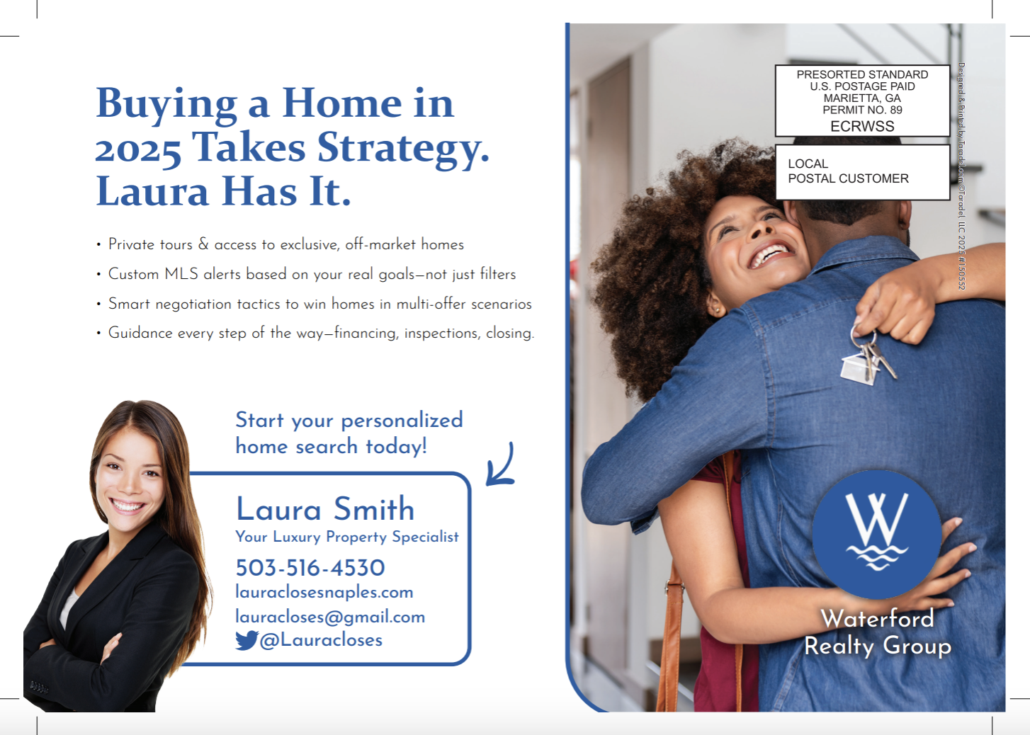 real estate postcard 3 back